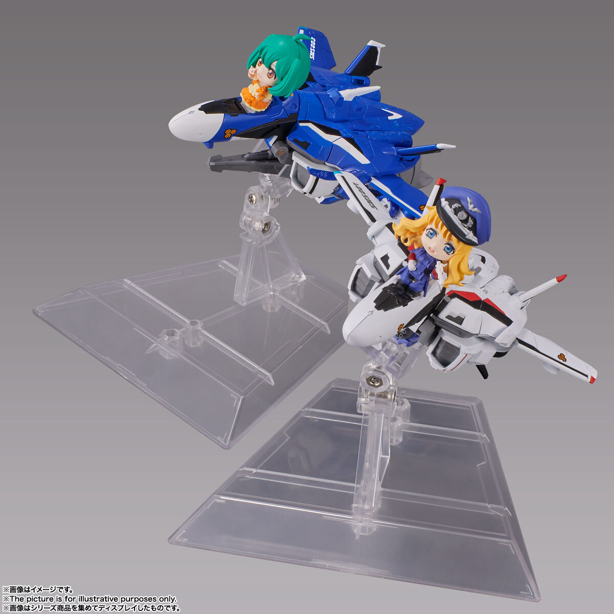 Macross Frontier Tiny Session VF-25G Messiah Valkyrie (Michael Use) w/ Ranka Lee