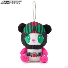 ROG Kamen Rider Heisei Masked Panda Plush Mascot Keychains