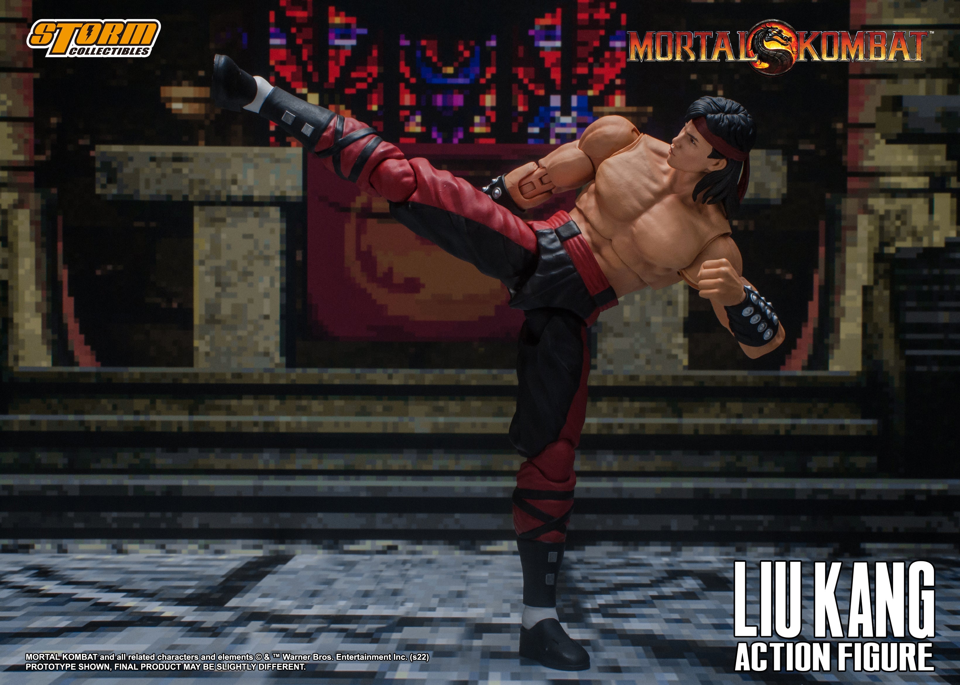 Liu Kang Mortal Kombat Storm Collectibles 1/12 Action Figure